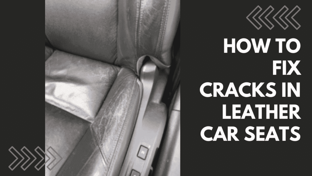 Banner to Fix cracks in leather car seats