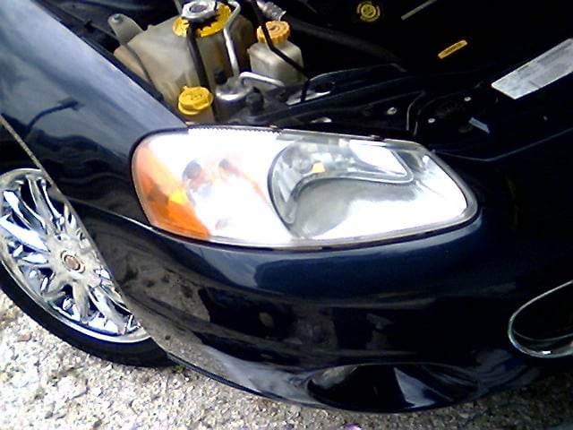 fully restored headlight