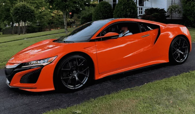 Orange Acura NSX