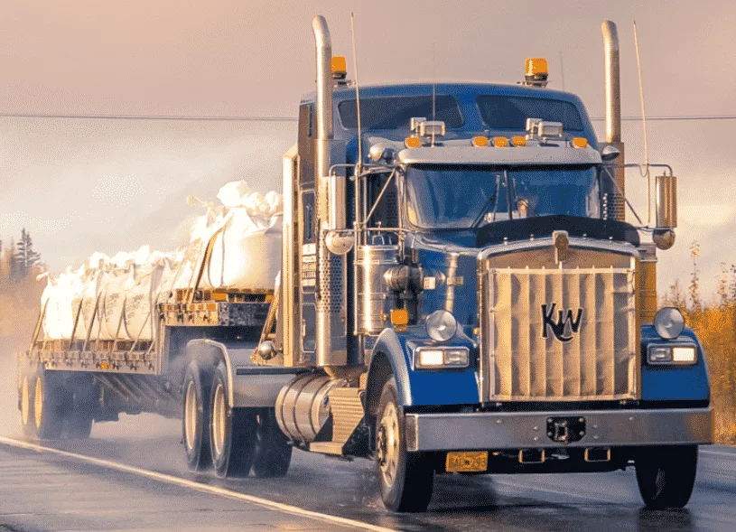 Blue Kenworth Diesel