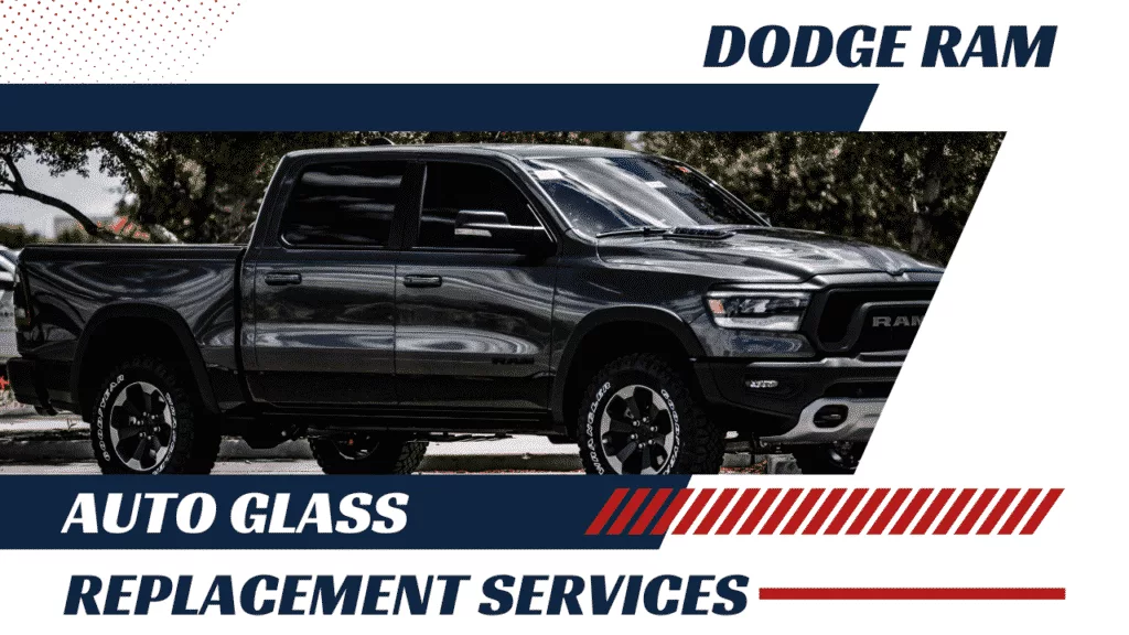 Dodge Ram auto glass banner