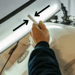 Knock-down stick