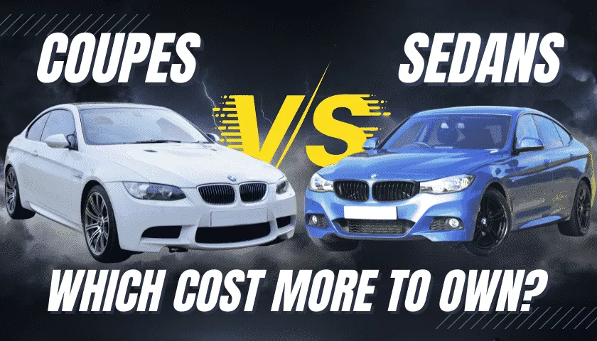 Coupes vs Sedans Banner