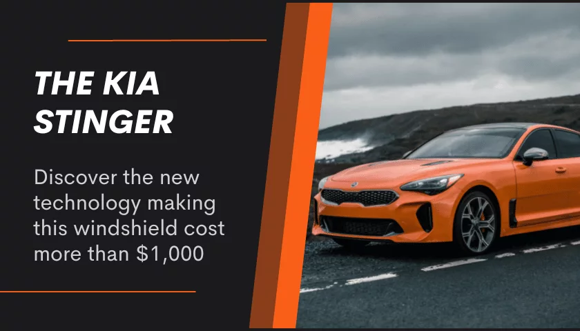 Kia Stinger windshield replacement cost banner