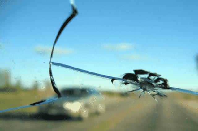 crack in windshield